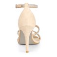 thumbnail image 4 of BLISSFUL STEP Women's Rhinestone Ankle Strap Heel Sandals, 4 of 7