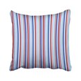 thumbnail image 1 of RYLABLUE Red And Light And Dark Blue Stripes Pillow Cover With Hidden Zipper Decor Cushion Two Sides 20x20 inches, 1 of 1