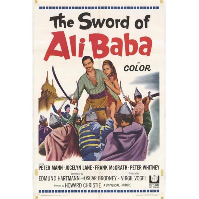 Posterazzi MOVGH3233 Affiche de Film Épée d'Ali Baba - 27 x 40 Po.