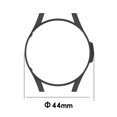 thumbnail image 2 of Watch Protective Case Smartwatch PC Hard Protection Skin Bumper Screen Protector Cover Replacement for Galaxy Watch4 40mm/44mm [44mm] black, 2 of 9