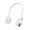 White, variant on Hanging Neck Fans Leafless Bladeless 3 Speeds Portable Strong Wind No Fibers Twisting Short Charging Long Use Beige