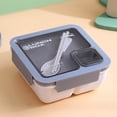 thumbnail image 1 of EGNMCR Lunch Bags for Women Lunch Box Bento Box Portable Plastic Partition Integrated Lunch Box, Multi-functional Light Food Bento Box lunch boxes, 1 of 2