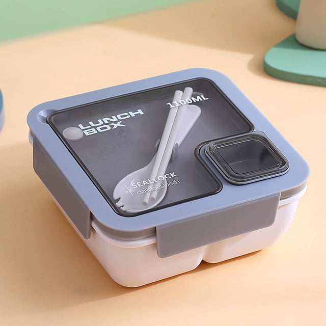 EGNMCR Lunch Bags for Women Lunch Box Bento Box Portable Plastic Partition Integrated Lunch Box, Multi-functional Light Food Bento Box lunch boxes