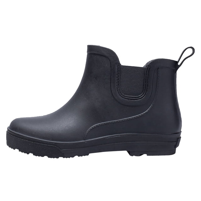 Women's Rain Shoes Rubber Boots with Non- Detachable Design for Outdoor Activities