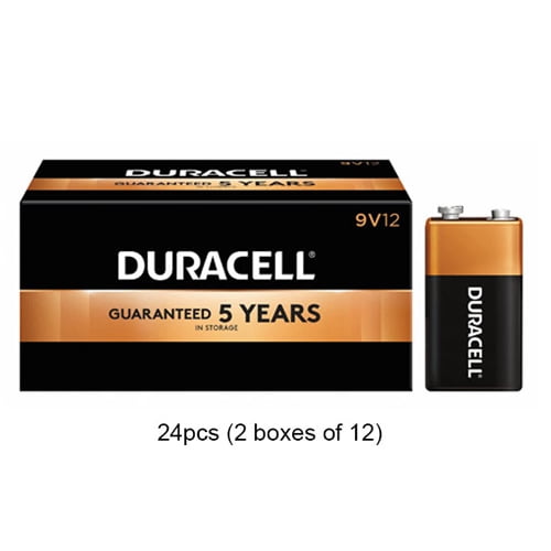 24-Pack 9 Volt Duracell Coppertop Alkaline Batteries (MN1604)