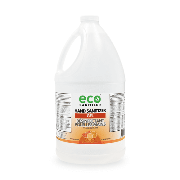 Hand Sanitizer Gel Refill, 4 Litres, Citrus Scented