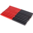 thumbnail image 4 of 10Pcs Carpenters Pencils Red Blue 2‑Core Hex 2‑Head DIY Woodworking Mark Pen Hand Tools, 4 of 14