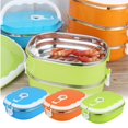 thumbnail image 2 of SIfdSeng Snack Tray with Lid Stainless Steel Insulated Lunch Box Multi Layer Student Lunch Box Sealed Fresh Keeping Box Lunch Boxes for Kids Snack Packs Containers Reusable, 2 of 7