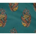thumbnail image 4 of oneOone Cotton Flex Fabric Leaves & Floral Block Fabric Prints By Yard 40 Inch Wide, 4 of 6
