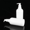 thumbnail image 4 of GOOHOCHY 4 botellas rellenables con bomba de 500 ml para aceites esenciales y maquillaje líquido (botella blanca y bomba blanca), 4 of 8