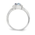 thumbnail image 3 of Sterling Silver Rhodium-plated Family Jewelry Mounting XMR91/2SSM-6 (mm x 3mm), 3 of 3
