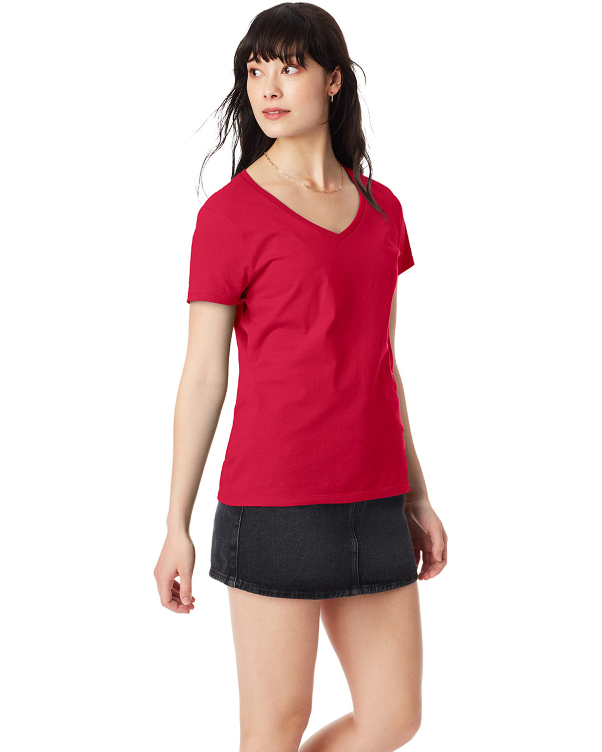 Ladies' Perfect-T V-Neck T-Shirt