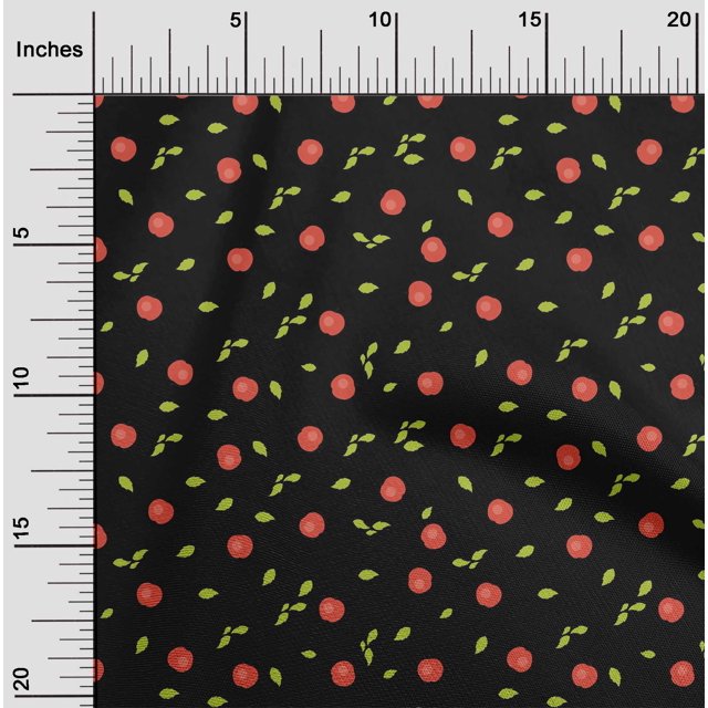 oneOone Silk Tabby Fabric Leaves & Fabric Prints by Yard 42 Inch Wide