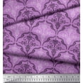 thumbnail image 3 of Soimoi Poly Georgette Fabric Filigree Damask Fabric Prints By Yard 52 Inch Wide, 3 of 3