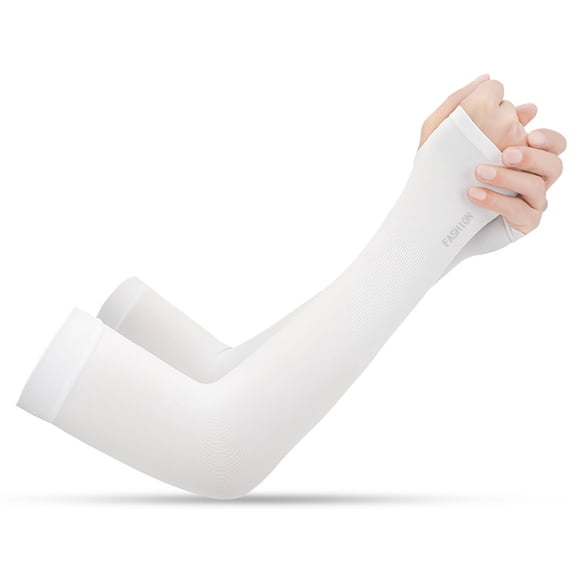 Agiferg 2PCS Sport Arm Sleeves UV Sun Protect Anti-slip Basketball Armband Tattoo Cover