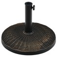 thumbnail image 1 of Gymax Base Ronde en Résine de 22 Lb pour Parasol de Patio avec Support et Bouton Réglable, 1 of 10