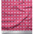 thumbnail image 1 of Soimoi Polyester Crepe Fabric Flower Artistic Print Sewing Fabric Yard 42 Inch Wide, 1 of 3
