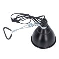 thumbnail image 1 of Reptile Light Fixture, Easy Operation Reptile Deep Dome Fixture Heat Resistant Versatile US Plug 110V Rotatable  for E26 UVA UVB Bulb, 1 of 7