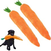 Calming Carrot, Ridiculous Carrot, The Mellow Dog Calming Dog Toy, Sturdy Plush Multi-squeaks Dog Cat Toys, Cute Stuffing Carrot Dog Chew Toy For Indoor Small Medium Large Dog