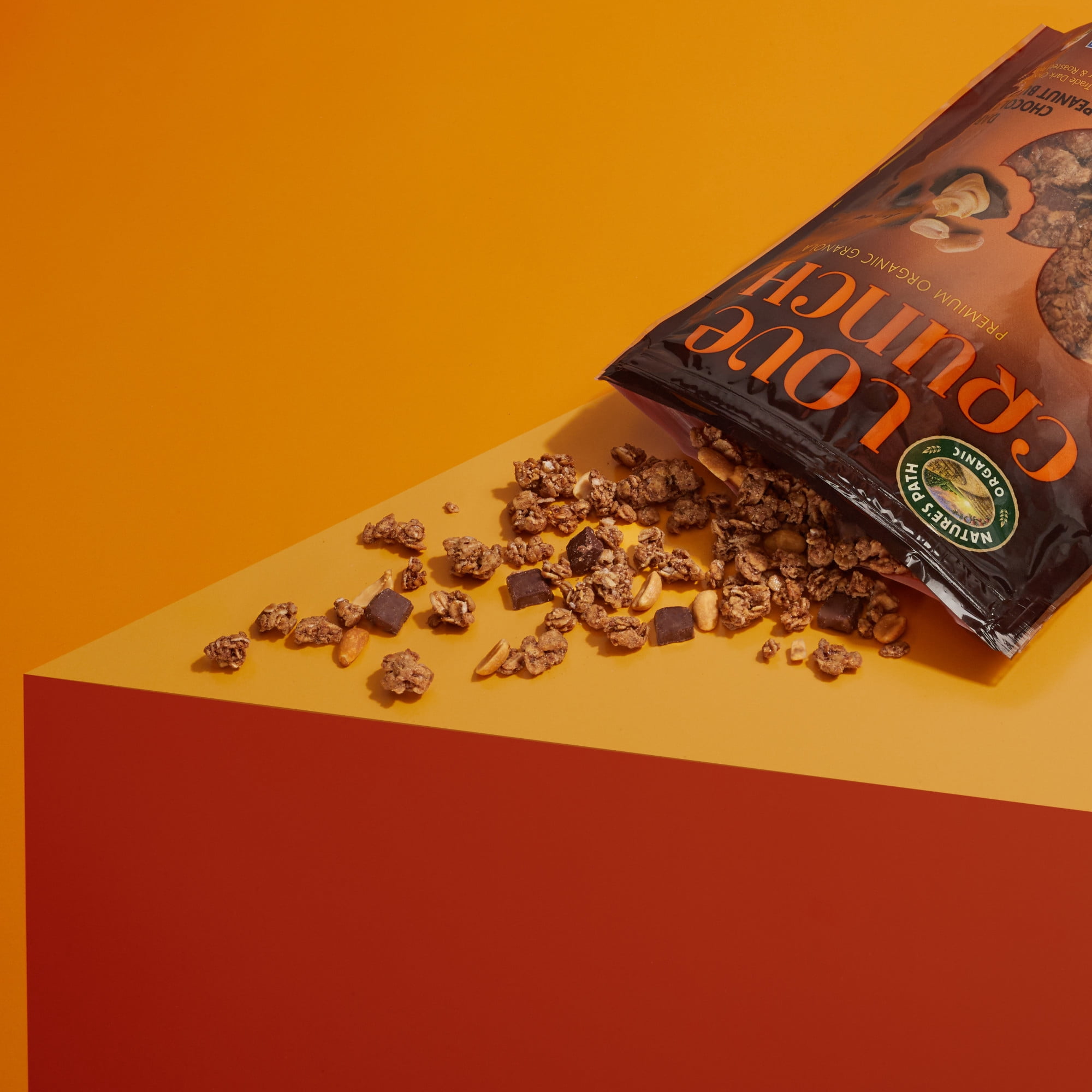 Granola biologique de qualité supérieure Love Crunch au chocolat noir et beurre d’arachide