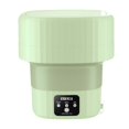 thumbnail image 3 of GUOOL Folding Washing Machine Mini Bucket Washer Lightweight Easy to Carry Compact with Handle Portable Clothes Washer Small Washer for Outdoor RV green, 3 of 9
