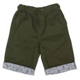 thumbnail image 1 of Bienzoe Short en Sergé de Coton à Taille Élastique pour Garçon Vert Taille 12, 1 of 7