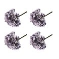 thumbnail image 2 of Baohd 4pcs/set Versatile And Realistic Flower For Home Decoration Wedding Artificial Flowers Fake Flower Dark Blue 1Set, 2 of 6