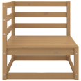 thumbnail image 2 of vidaXL 3 Piece Garden Lounge Set Honey Brown Solid Pinewood, 2 of 5