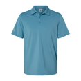 thumbnail image 1 of Adidas Mens Ultimate Solid Polo, 2XL, Hazy Blue, 1 of 3