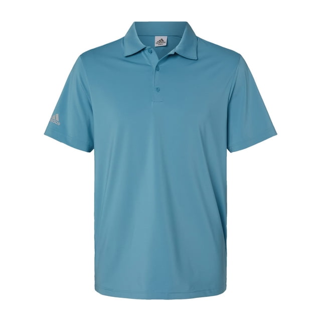 Adidas Mens Ultimate Solid Polo, 2XL, Hazy Blue