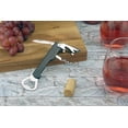 thumbnail image 4 of Mainstays Stainless Steel and Plastic Waiter's Corkscrew Bottle Opener, Black, 4 of 8