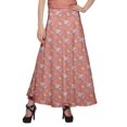 thumbnail image 1 of Moomaya Jupe en Rayonne Imprimée Style Enveloppant Grande Taille Jupe Vêtements d'Été, 1 of 6