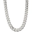 thumbnail image 1 of Sterling Silver 16.2mm Curb Chain (Weight: 286.88 Grams, Length: 28 Inches), 1 of 4