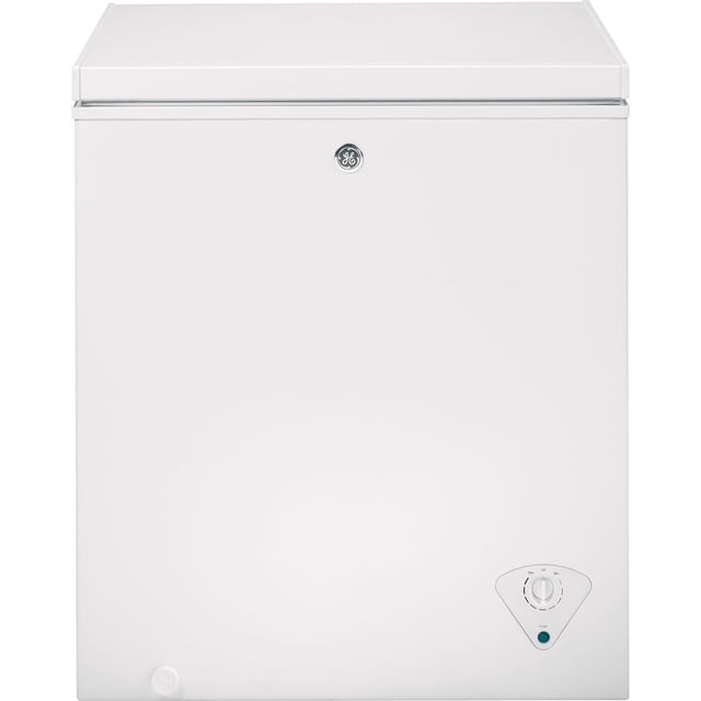 GE® Congélateur Coffre à Dégivrage Manuel de 5,1 Pi3 Blanc - FCM5STWW