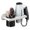 White, variant on Menen Hair Dryer Holder Wall Mounted Hair Dryer Hanging Rack With Organizer Cup Storage Rack for Bathroom Barbershop Washroom