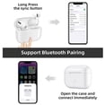 thumbnail image 2 of CNKOO Étui de Recharge Sans Fil pour AirPods Pro compatible avec Étui de Recharge AirPods Remplacement Batterie Intégrée 660 mAh Bouton de Synchronisation d'Appairage Bluetooth (Blanc), 2 of 7