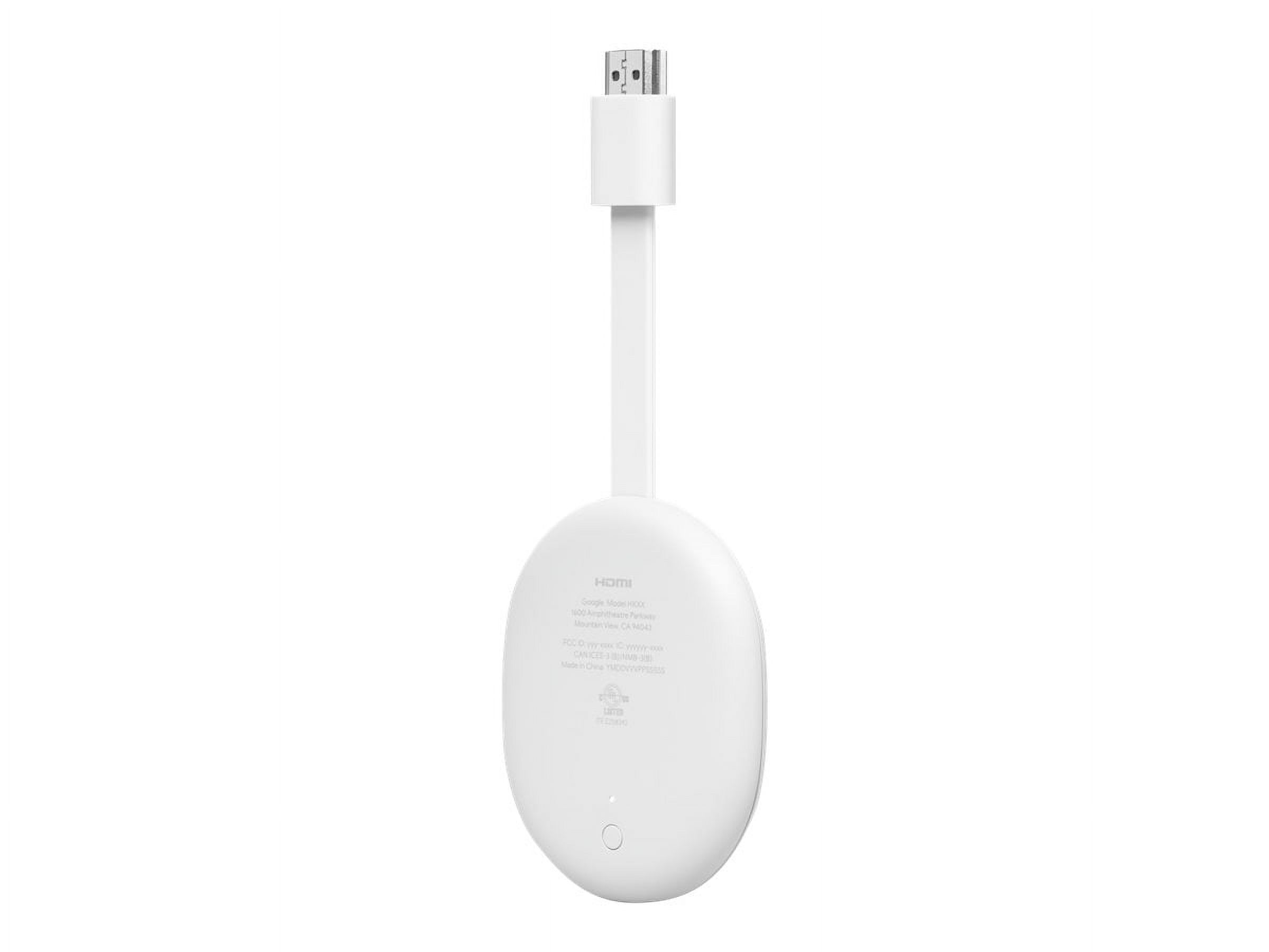 一度使用）Google Chromecast with Google TV 4K Google Chromecast with Google TV - AV player - 4K UHD (2160p) - 60