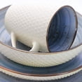 thumbnail image 5 of Elama EL-MELLOWBLUE Mellow 16-Piece Dinnerware Set in Powder Blue, 16pc, 5 of 5