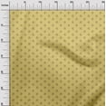 thumbnail image 3 of oneOone Rayon Yellow Fabric Retro Minimal Iron Sewing Material Print Fabric By The Yard 56 Inch Wide, 3 of 5