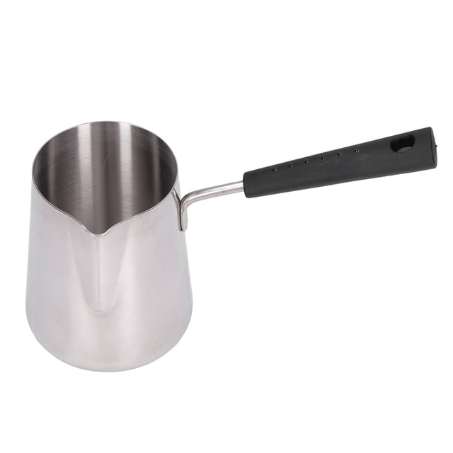 Cafetière Turque, Acier Inoxydable Robuste Durable Cafetière Turque Brillante pour Camping pour Bureau pour Maison
