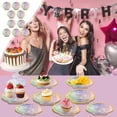 thumbnail image 2 of Fasiaou 10 Pack 9 Inch Exquisite Shell Shaped Paper Dinner Plates, Colorful Disposable Party Tableware for Sea Theme Birthday,C, 2 of 6