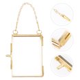 thumbnail image 5 of CIMAXIC Floating Frame 2pcs Wall Golden Photo Frame Hanging Golden Photo Frame Glass Hanging Picture Frame,2.95"X1.97"X0.39", 5 of 5