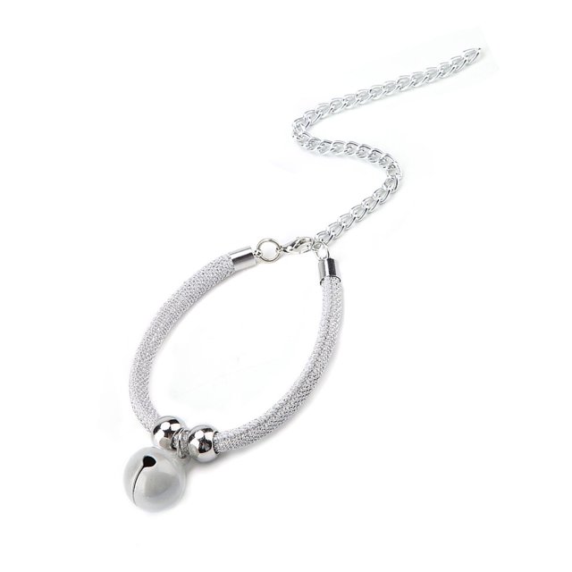 Collier pour Chat en Nylon Réglable avec Cloche, Collier pour Chaton Style Japonais, Chaîne d'Extension pour Petit Animal