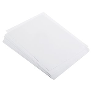 Uxcell 50 Feuilles Papier à copier coloré pour impression de bureau Formulaires d'invitation Projets d'art Blanc 8.27 x 5.83 de pouce