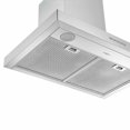 thumbnail image 3 of Ancona 30” Convertible Wall-Mounted Rectangular Range Hood in Stainless Steel, 3 of 6