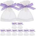 thumbnail image 1 of SHISUYAN 10pcs Lavender Sachet Bags Refillable Fragrance Pouches Clear Design, 1 of 8