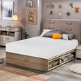 thumbnail image 1 of FDW Twin 8 Inch Medium-Firm Memory Foam Mattress, CertiPUR-US Certified, Pressure Relief, White, 1 of 7