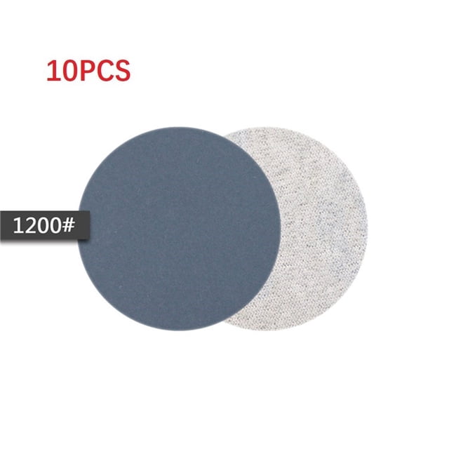 MYG 10PCS 3 Inch Silicon Carbide Sanding Discs Wet/Dry Sanding Sandpaper 240-10000#