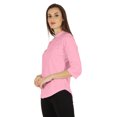 thumbnail image 3 of Inkmeso Stylish Mandarin Collar Top For Women Casual Solid Relaxed-Fit Zipper Front Tunic, 3 of 7