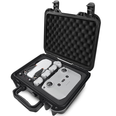 Lekufee Étui Rigide Imperméable de Voyage pour Drone DJI Mini 4K/DJI Mini 2 SE/DJI Mini 2 et Accessoires (Étui Seulement)